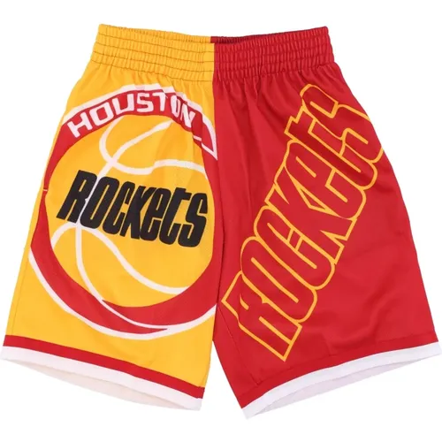 Sportswear, male, , Size: L NBA Big Face Fashion Shorts - Mitchell & Ness - Modalova