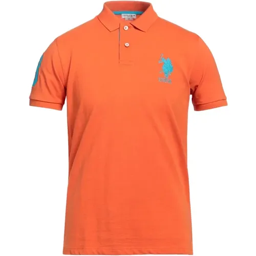 Men's Cotton Polo Shirt , male, Sizes: M, XL, 2XL, L - U.s. Polo Assn. - Modalova