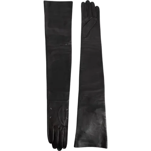 Long Gloves - 100% Leather , female, Sizes: S, M, XS - Maison Margiela - Modalova