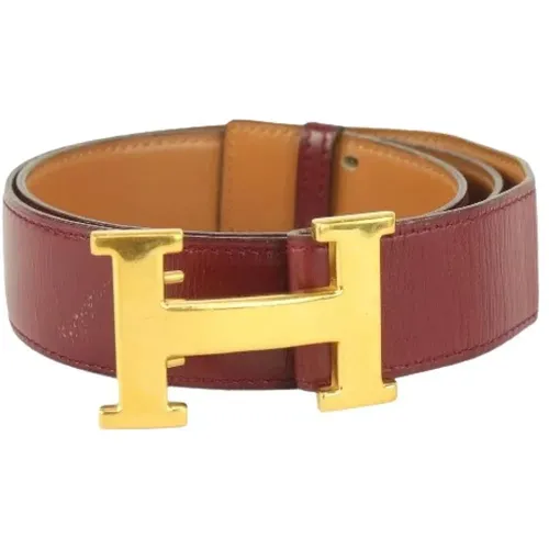 Pre-owned Belts, female, , Size: ONE SIZE Pre-owned Leather belts - Hermès Vintage - Modalova