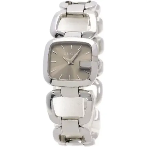 Pre-owned Stainless Steel watches , female, Sizes: ONE SIZE - Gucci Vintage - Modalova