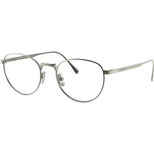 Glasses, unisex, , Size: 49 MM Silver Eyewear Frames - Persol - Modalova