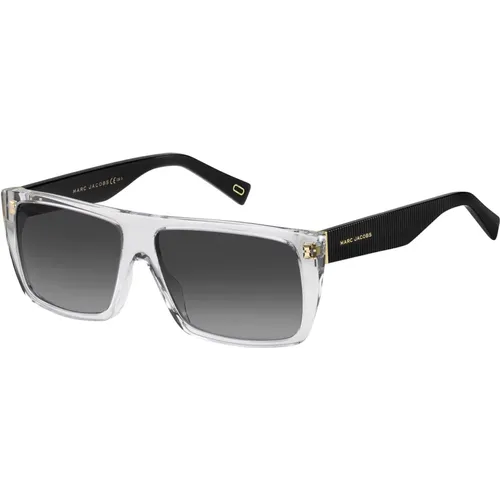 Iconic Black/Grey Sunglasses , unisex, Sizes: 57 MM - Marc Jacobs - Modalova