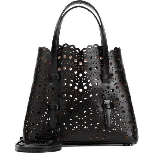 Shoulder Bag with Cut-Out Design , female, Sizes: ONE SIZE - Alaïa - Modalova