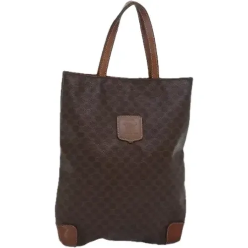 Pre-owned Tote Bags, female, , Size: ONE SIZE Pre-owned Leather handbags - Celine Vintage - Modalova