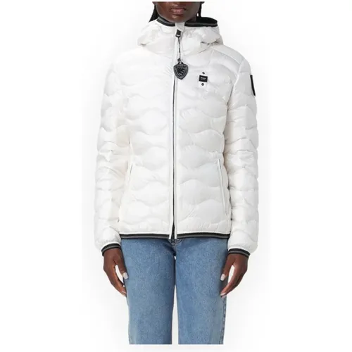 Camelia Steppjacke , Damen, Größe: L - Blauer - Modalova