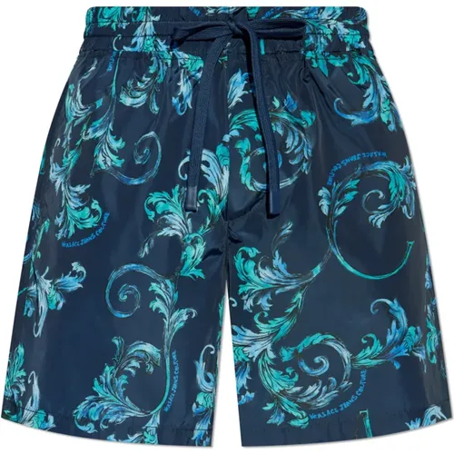 Casual Shorts, male, , Size: S Shorts with logo - Versace Jeans Couture - Modalova