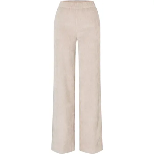 Corduroy Fluid Jeans - Chiara Style , Damen, Größe: M L32 - MAC - Modalova