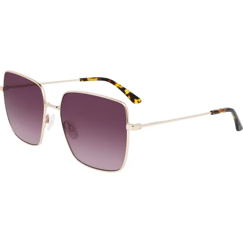 Sonnenbrille in Gold/Violett,Schwarze/Blaue Sonnenbrille,Rose Gold/Blue Shaded Sonnenbrille - Calvin Klein - Modalova