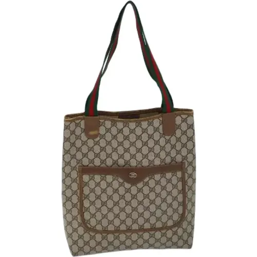 Pre-owned Tote Bags, female, , Size: ONE SIZE Pre-owned Canvas gucci-bags - Gucci Vintage - Modalova