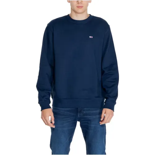 Flag Crew Sweatshirt , Herren, Größe: 2XL - Tommy Hilfiger - Modalova