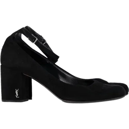 Pre-owned Pumps, female, , Size: 6 US Pre-owned Suede heels - Yves Saint Laurent Vintage - Modalova