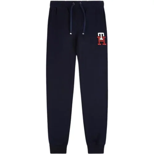 Essential Monogram Men's Sporty Pants , male, Sizes: XL, S - Tommy Hilfiger - Modalova