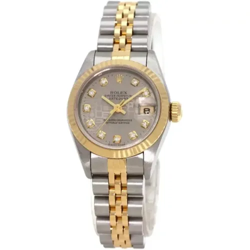 Pre-owned Gold watches , female, Sizes: ONE SIZE - Rolex Vintage - Modalova