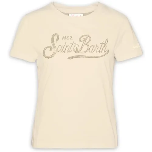 Stylische T-Shirts und Polos , Damen, Größe: L - MC2 Saint Barth - Modalova