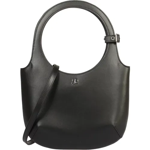 Leather Bag , female, Sizes: ONE SIZE - Courrèges - Modalova