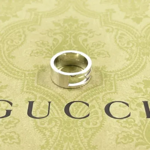 Pre-owned Metal rings , female, Sizes: ONE SIZE - Gucci Vintage - Modalova