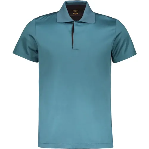 Polo Shirts, male, , Size: M Classic Cotton Polo Shirt - Moorer - Modalova