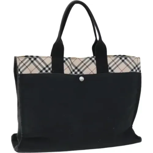 Pre-owned Tote Bags, female, , Size: ONE SIZE Pre-owned Canvas handbags - Burberry Vintage - Modalova