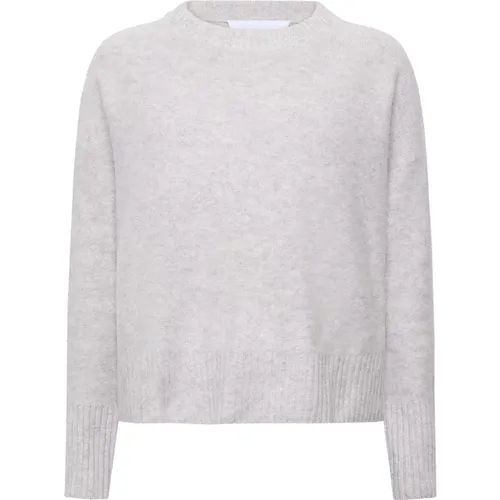 Oversized Cropped Neck Sweatshirt , Damen, Größe: XS - Emerson Renaldi - Modalova