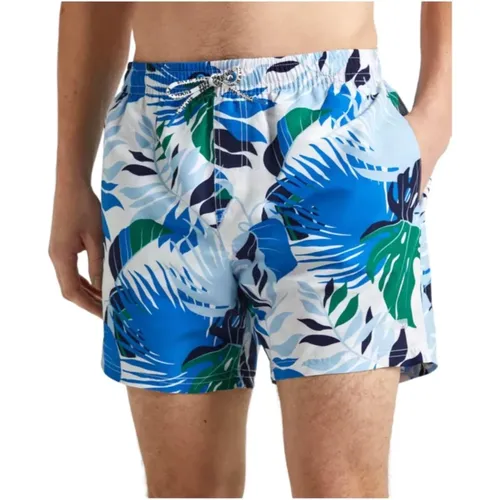 White Leaf Swimwear Boxer Shorts , male, Sizes: S, L, M - Pepe Jeans - Modalova