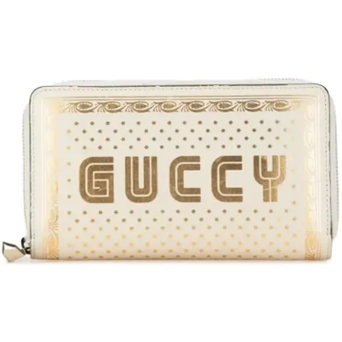 Pre-owned Wallets, female, , Size: ONE SIZE Pre-owned Leather wallets - Gucci Vintage - Modalova