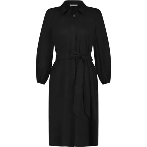 Schicke Schwarze Carlen Kleid , Damen, Größe: S - Jane Lushka - Modalova