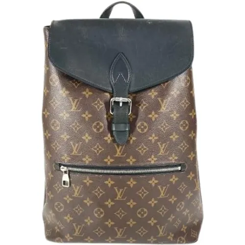 Pre-owned Backpacks, male, , Size: ONE SIZE Pre-owned Vintage Canvas Backpack - Louis Vuitton Vintage - Modalova