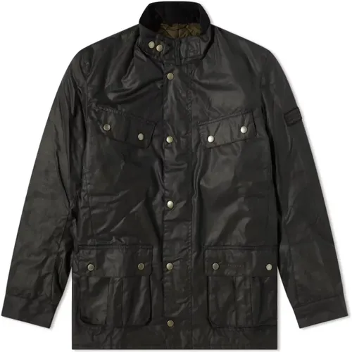 Duke Wachsjacke Sage-M , Herren, Größe: L - Barbour - Modalova