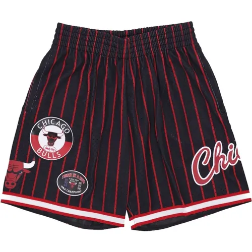 Sportswear, male, , Size: XL Chicago Bulls Basketball Shorts /Red - Mitchell & Ness - Modalova