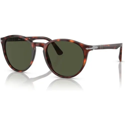 Sunglasses, unisex, , Size: ONE SIZE Classic Sunglasses with Black Frame - Persol - Modalova