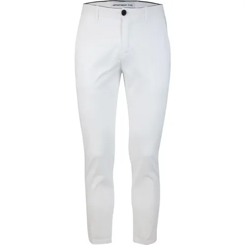 Chinos, male, , Size: W35 Chino Slim Fit Trousers - Department Five - Modalova