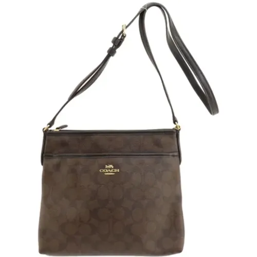 Pre-owned Cross Body Bags, female, , Size: ONE SIZE Pre-owned Fabric shoulder-bags - Coach Pre-owned - Modalova