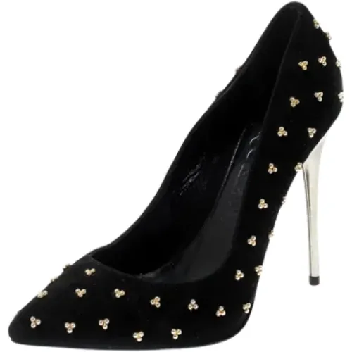 Pre-owned Pumps, female, , Size: 7 US Pre-owned Suede heels - Alexander McQueen Pre-owned - Modalova