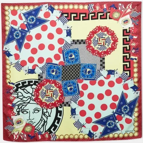 Pre-owned Scarves, female, , Size: ONE SIZE Pre-owned Silk scarves - Versace Pre-owned - Modalova