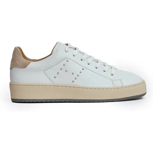 Leather Sneakers with Studs , female, Sizes: 5 1/2 UK, 3 1/2 UK, 7 UK, 3 UK, 5 UK, 4 1/2 UK, 6 UK - Hogan - Modalova