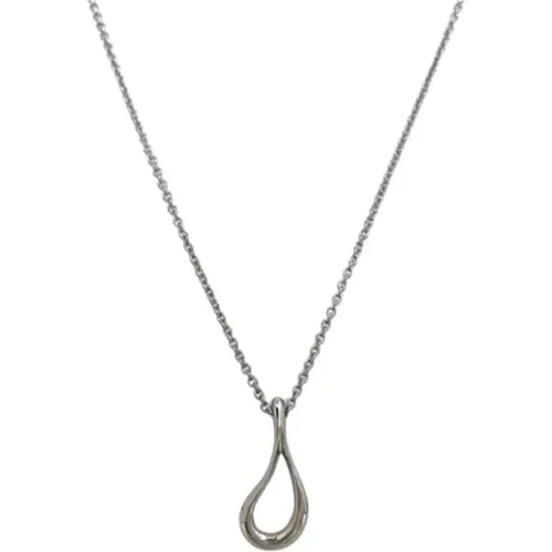 Pre-owned Jewellery, female, , Size: ONE SIZE Pre-owned Silver necklaces - Tiffany & Co. Pre-owned - Modalova