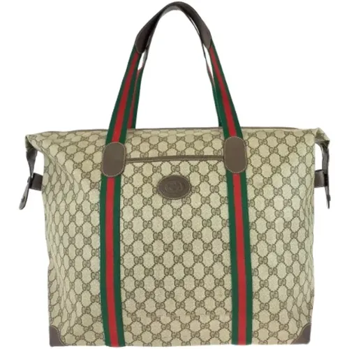 Pre-owned Tote Bags, male, , Size: ONE SIZE Pre-owned Canvas totes - Gucci Vintage - Modalova