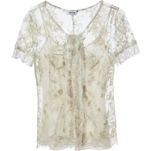 Pre-owned Tops, female, , Size: S Pre-owned Lace tops - Moschino Pre-Owned - Modalova