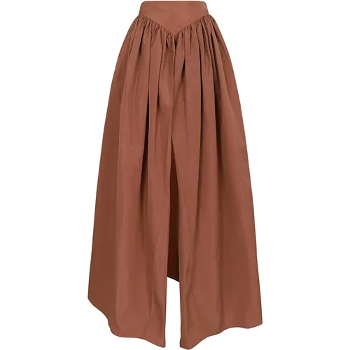 Botticino Taffeta Skirt , female, Sizes: XS, 2XS - pinko - Modalova