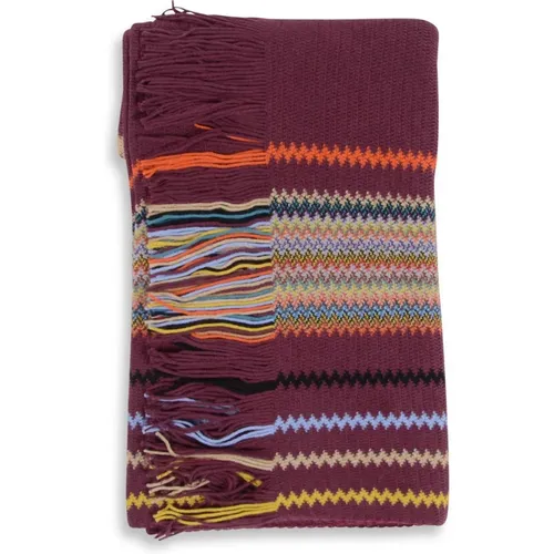 Winter Scarves, female, , Size: ONE SIZE Wool Blend Scarf - Missoni - Modalova