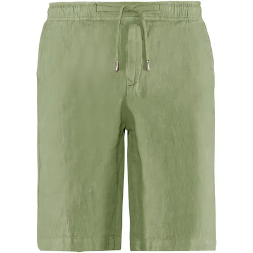 Comfy Fit Linen Chino Shorts , male, Sizes: L, XL, M, S, 2XL - BomBoogie - Modalova