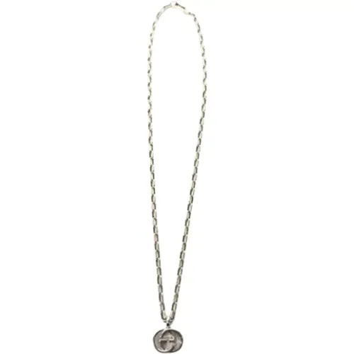 Pre-owned Jewellery, female, , Size: ONE SIZE Pre-owned Metal necklaces - Gucci Vintage - Modalova