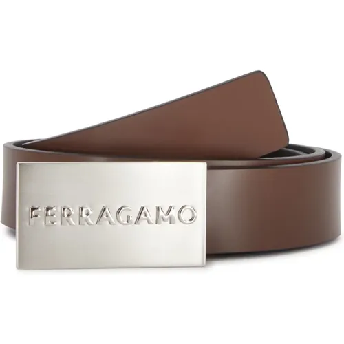 Belts, male, , Size: 110 CM Belt - Salvatore Ferragamo - Modalova