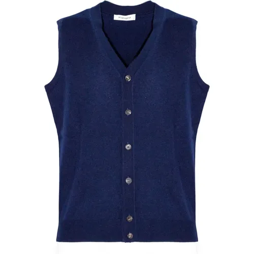 Vests, male, , Size: M Wool Cashmere Blend Waistcoat - Kangra - Modalova