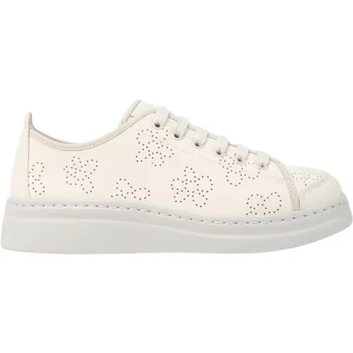 Sneakers, female, , Size: 8 US Runner Flower Perforated Sneakers - Camper - Modalova