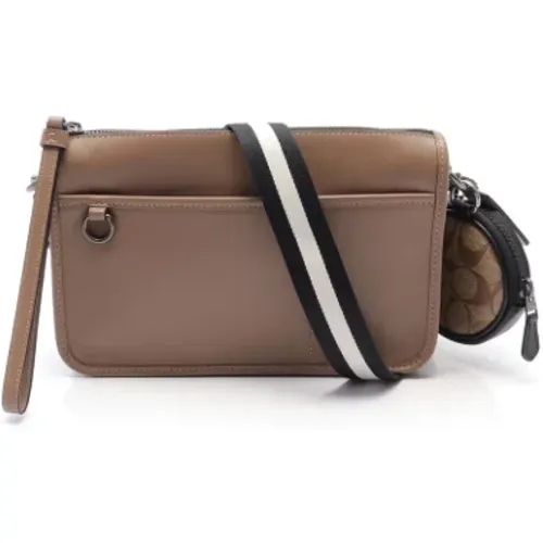 Pre-owned Cross Body Bags, female, , Size: ONE SIZE Pre-owned Leather shoulder-bags - Coach Pre-owned - Modalova