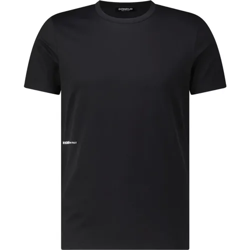 Minimal Logo T-Shirt , Herren, Größe: L - Dondup - Modalova