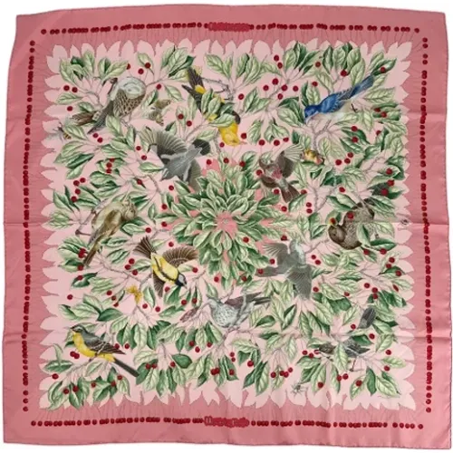 Pre-owned Scarves, female, , Size: ONE SIZE Pre-owned Silk scarves - Hermès Vintage - Modalova