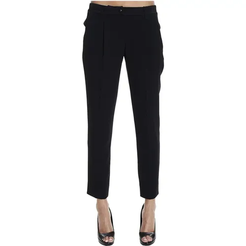 Stylish Slim-fit Cropped Trousers , female, Sizes: XS - Emporio Armani - Modalova